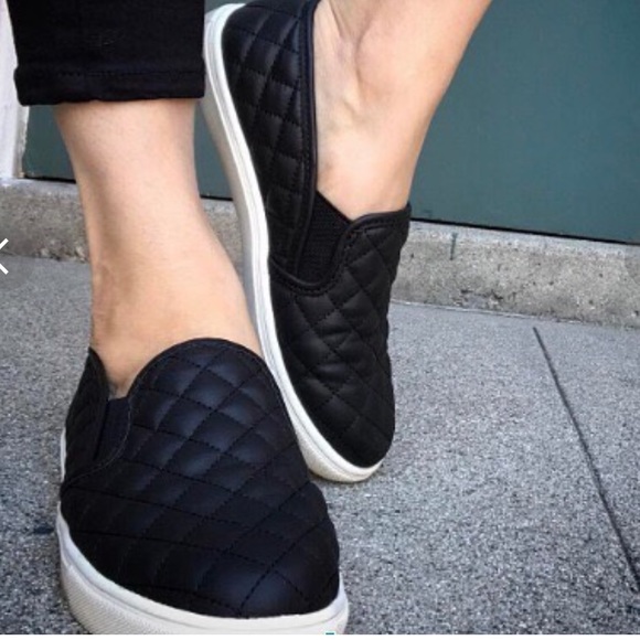Steve Madden Shoes - Steve Madden Ecentrcq Black Slip on shoes
